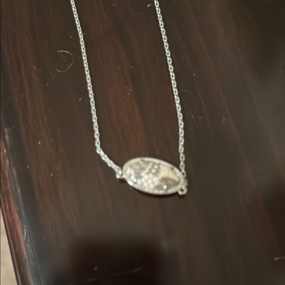 Elegant Reversible Silver Necklace